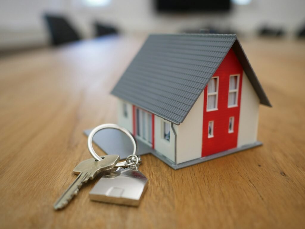 House keys handed to a buyer